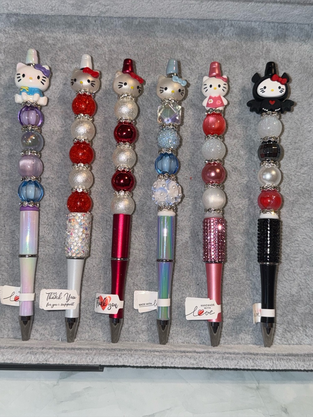 P1334 Handcrafted Beaded Decorative Ballpoint Pen - You choose